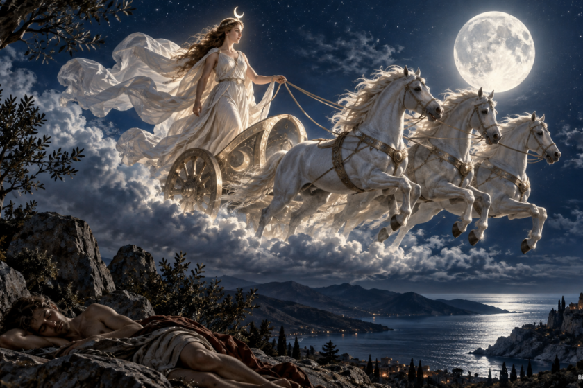 Selene griechische Göttin des Mondes